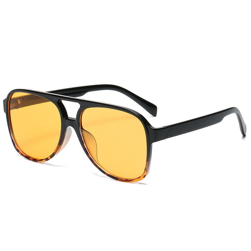 Anti-ultraviolet Vintage Double Bridge Sunglass