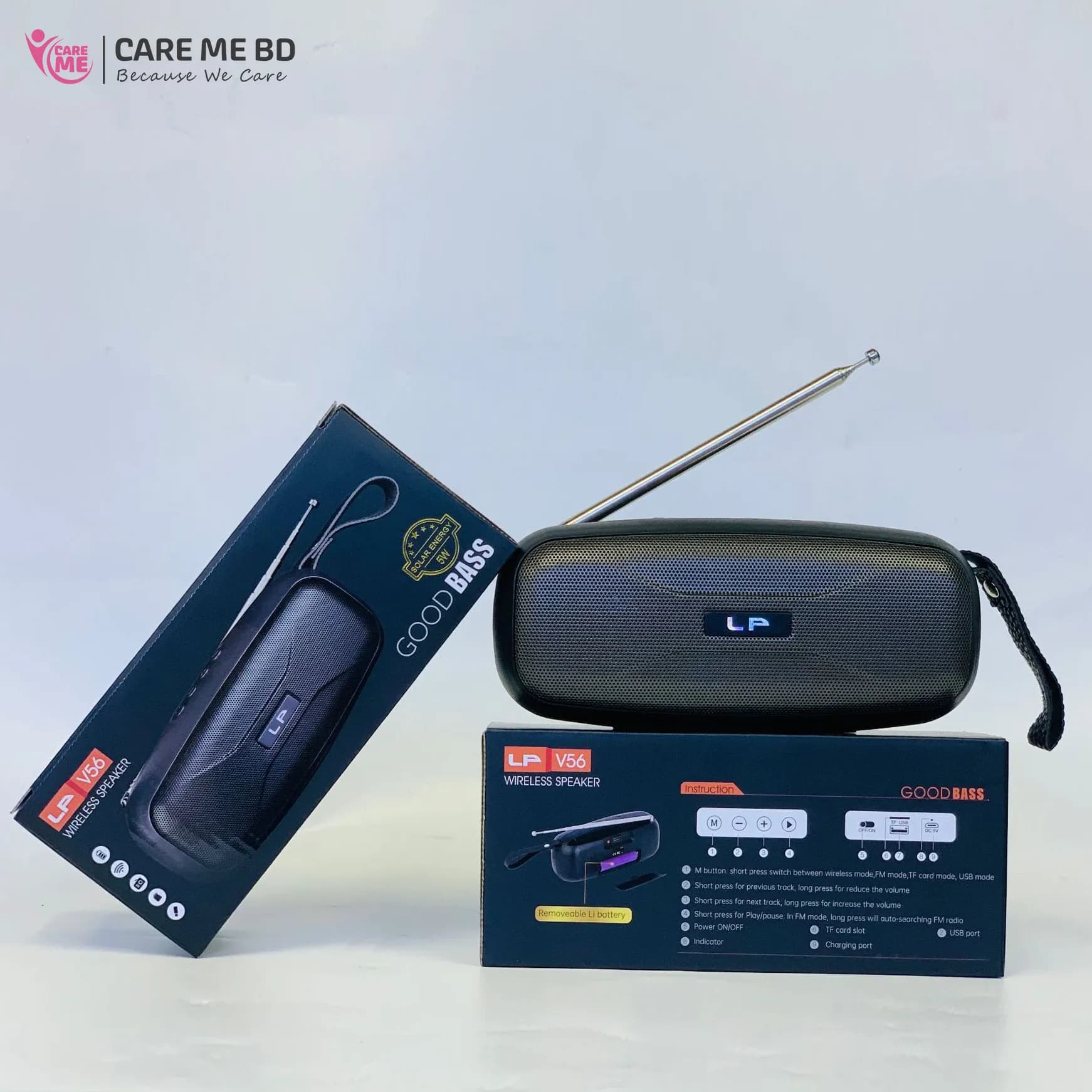 USB Wireless Bluetooth Speaker with FM Radio