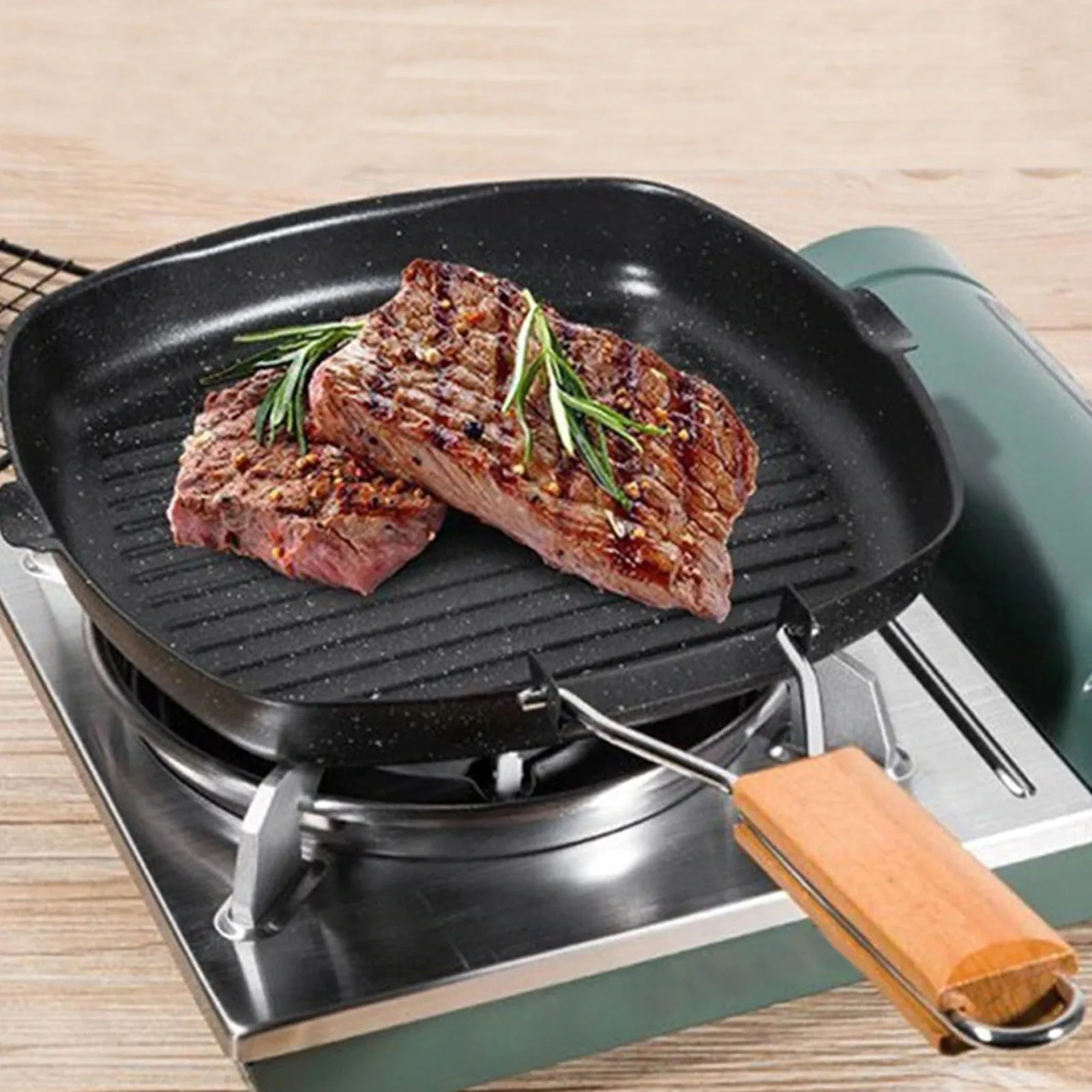 20cm Non-stick Square Grill Pan