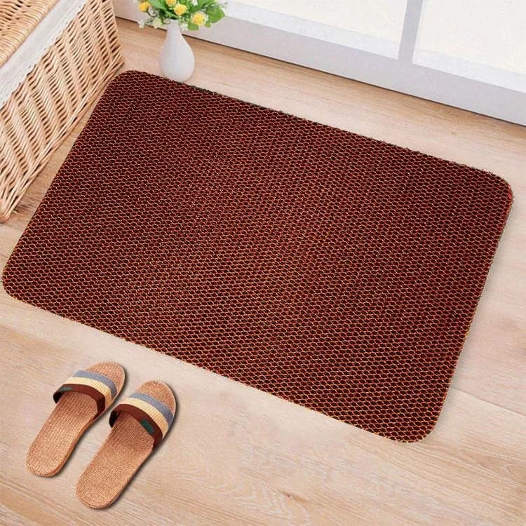 Non Slip PVC Backing Polyester Elastic Mat