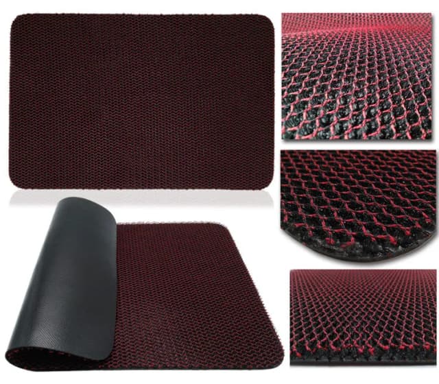 non-slip-pvc-backing-polyester-elastic-mat