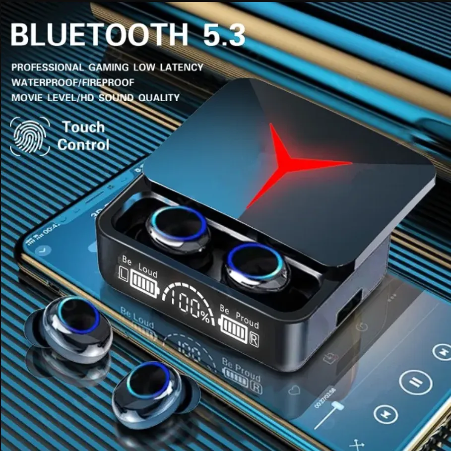M90 Pro TWS HD Voice Noise Cancelling Earbuds