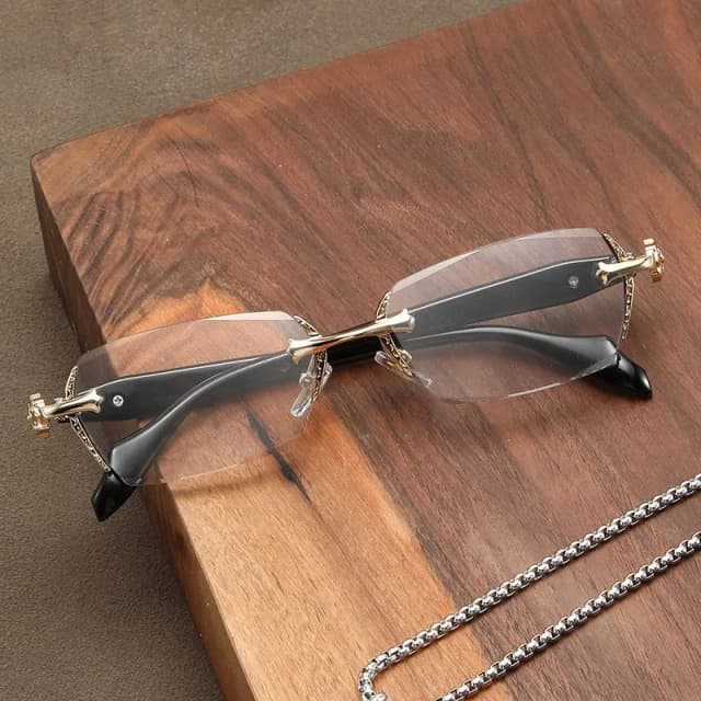 new-anti-blue-fashionable-rimless-optical-glass