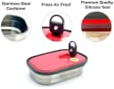 680ml Rectangle Stainless Steel Food Container