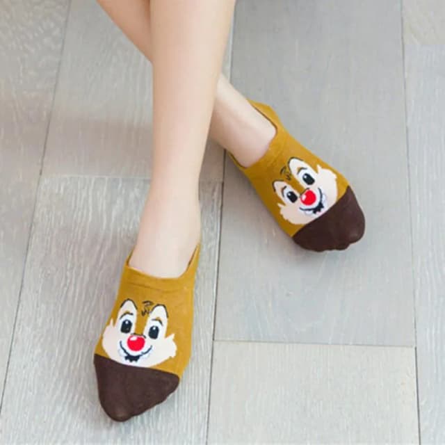 mickey-mouse-jacquard-cotton-socks-non-slip-silicone-boat-socks-invisible-sweet-girl-student-shallow-mouth-socks