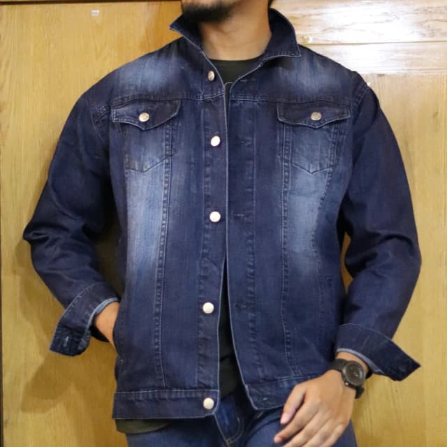 stretchable-brushed-denim-jacket