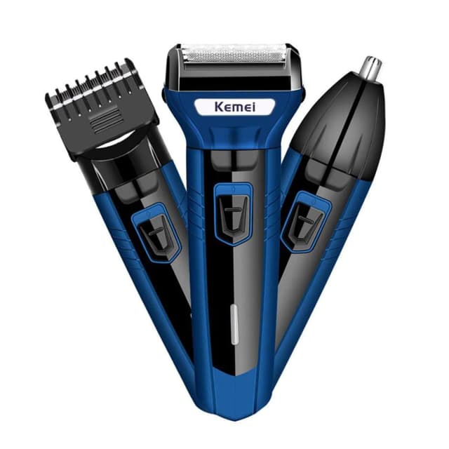 kemei-km-6330-3-in-1-rechargeable-hair-clipper-shaver