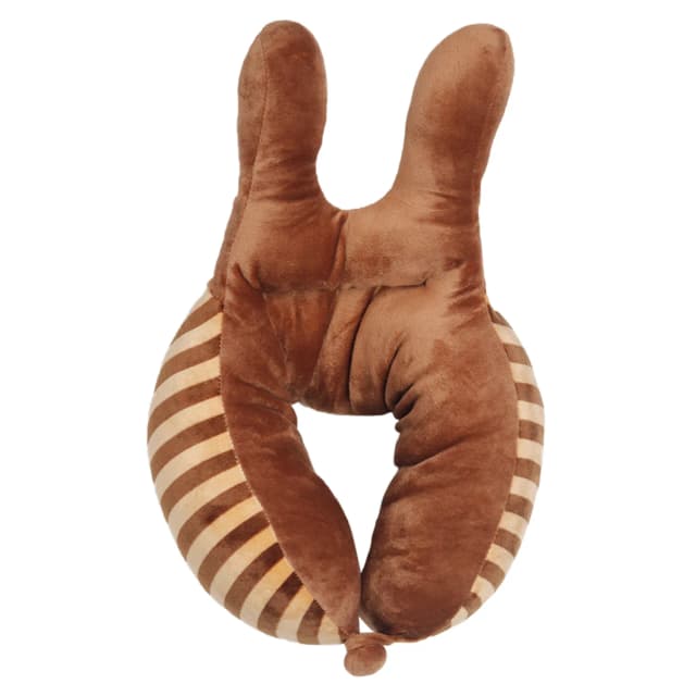 u-shaped-rabbit-neck-rest-pillow