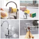 Stainless Steel Kitchen Faucet Soap Sponge Holder