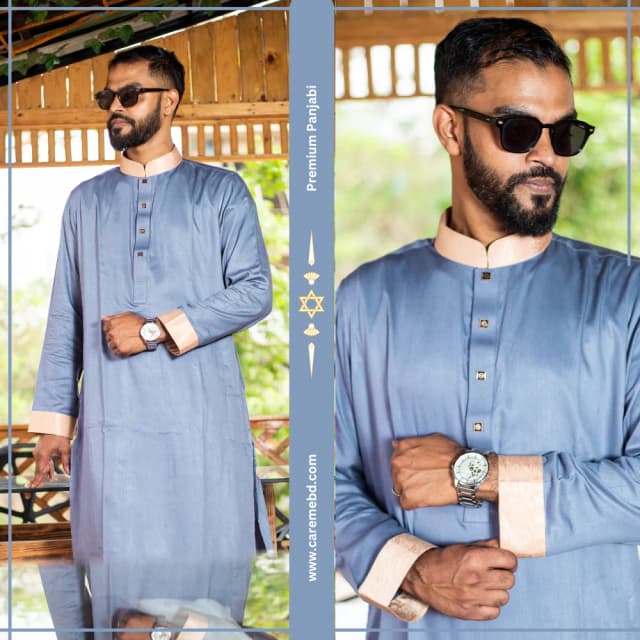 light-gray-solid-color-premium-panjabi