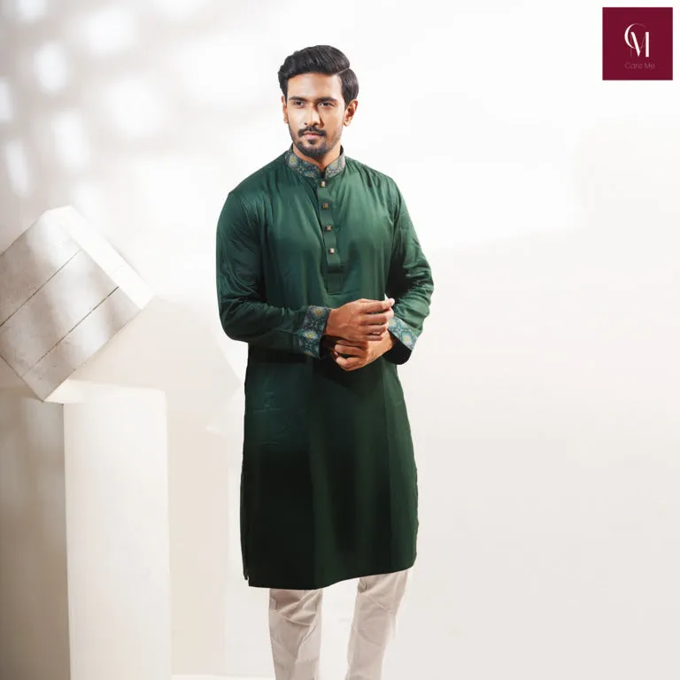 CARE ME’s Square Printed Neck Elite Panjabi