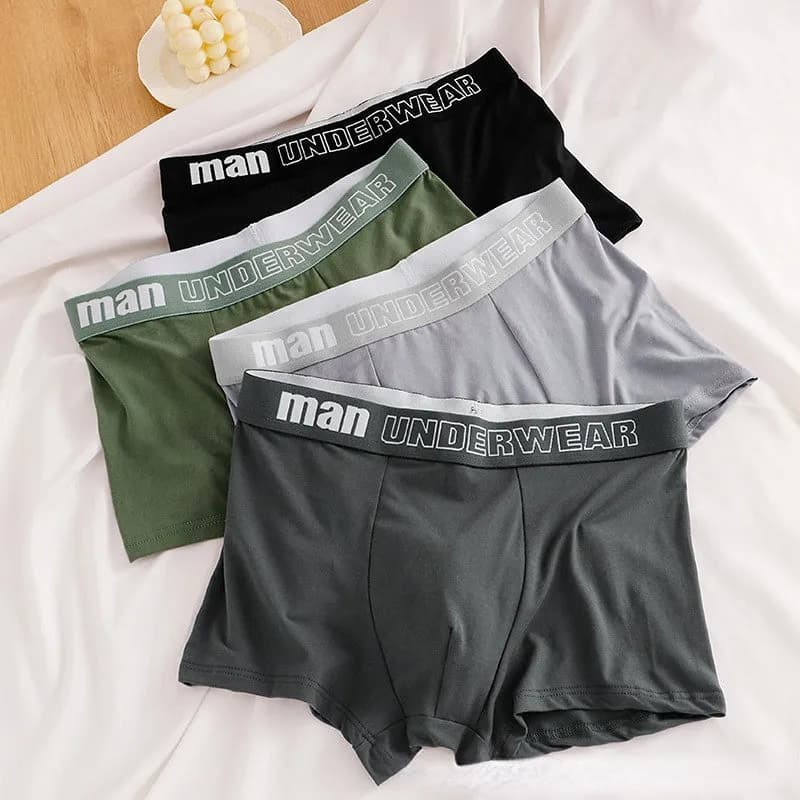 Men's cotton crotch underwear(Set Of 4)