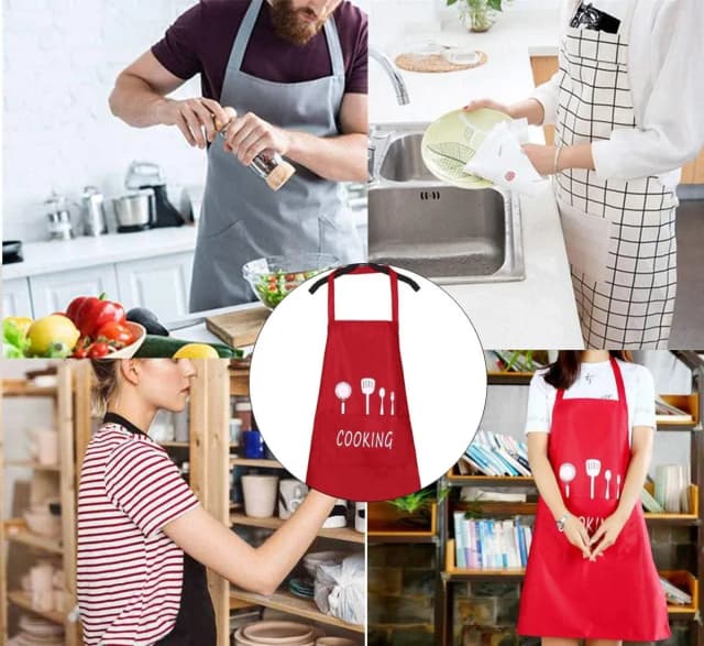 waterproof-cooking-aprons-with-pocket
