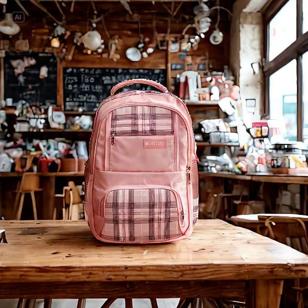 high-quality-checked-school-bag