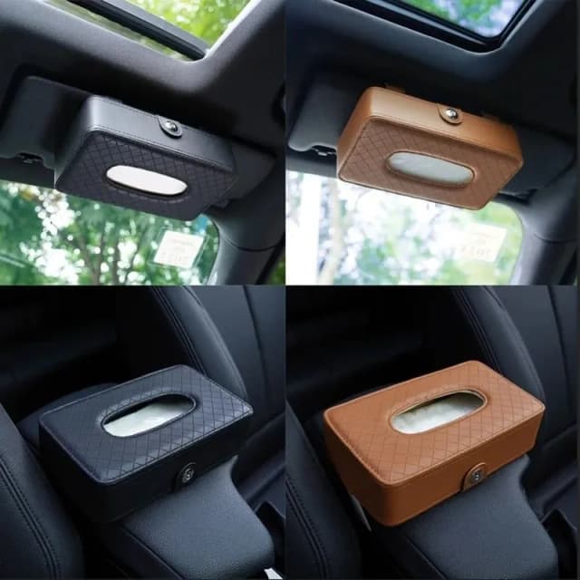 leather-type-car-sun-visor-tissue-box-holder