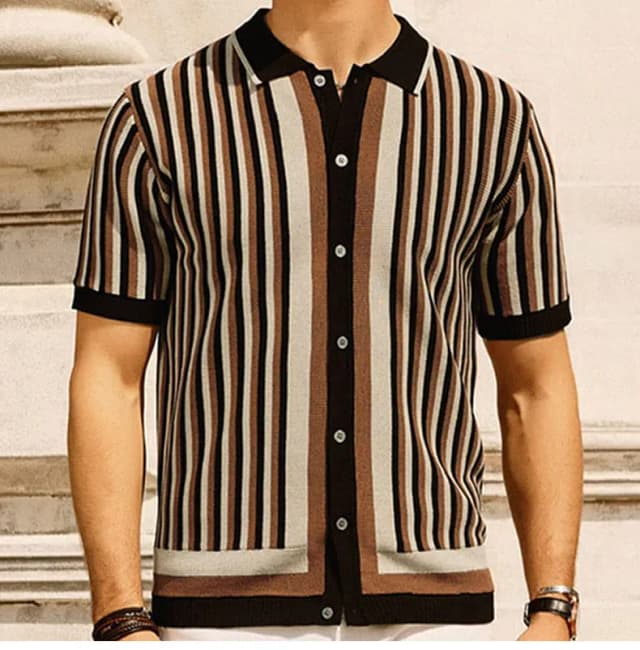 mens-striped-cool-silk-knitted-business-casual-polo-shirt
