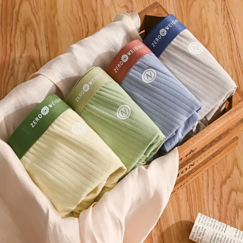 Ultra Absorbent Lightweight Cotton Boxer (set of 4)