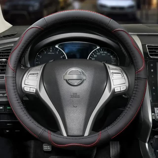 luxury-genuine-leather-car-steering-cover