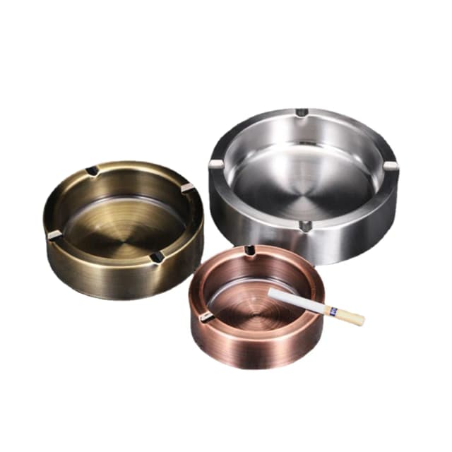 luxury-antique-stainless-steel-ashtray