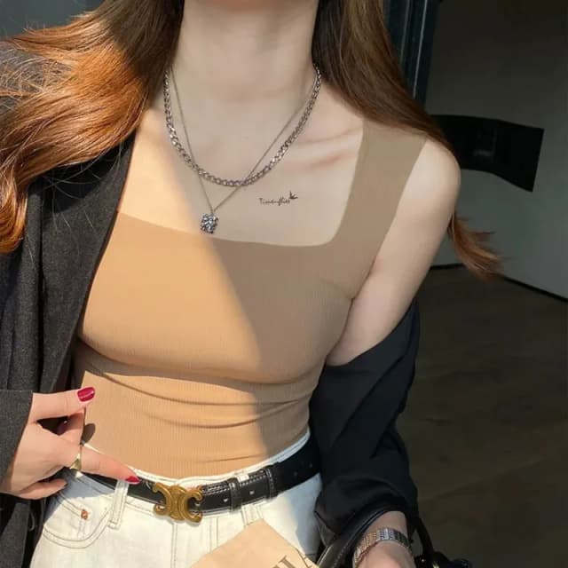 everyday-wear-ice-silk-wide-shoulder-top-khakis