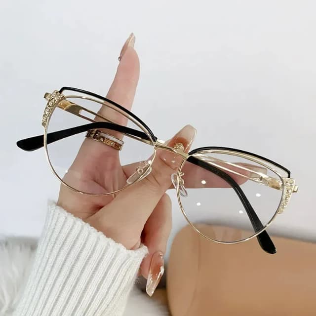 diamond-cut-cat-eye-frames-for-women-pink-gold