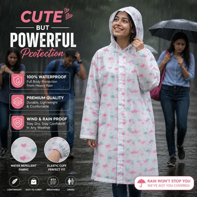 transparent-floral-print-long-hooded-raincoat