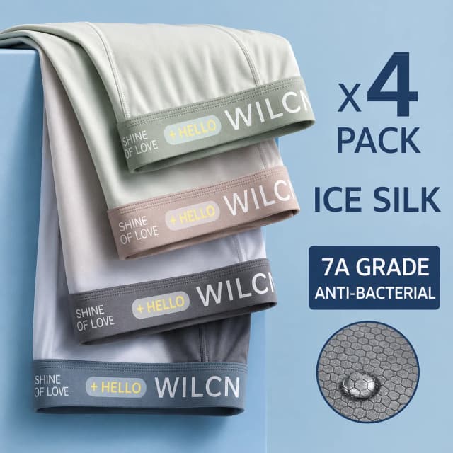 mens-ice-silk-breathable-boxer-set-of-4