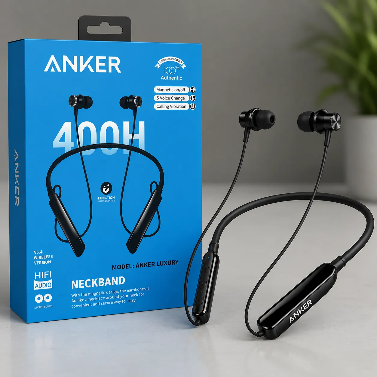 ANKER Snap-Sync Wireless Neckband