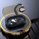 Non in ear motion touch Bluetooth headset with digital display