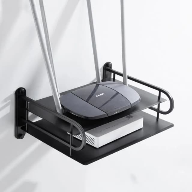 multi-layer-wall-mount-router-stand