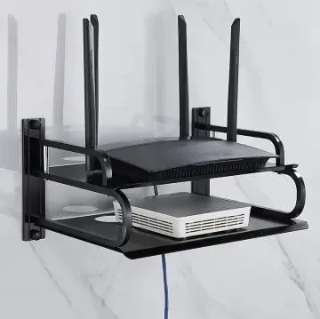 multi-layer-wall-mount-router-stand