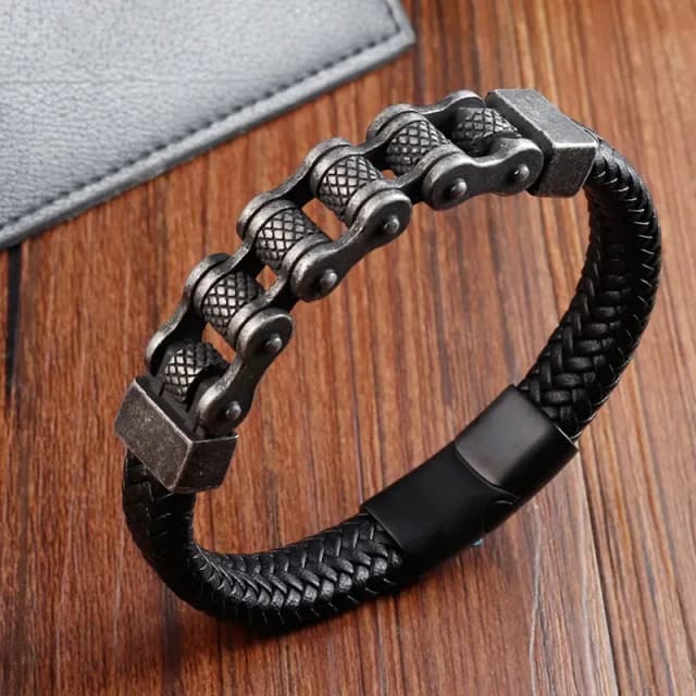 black-steel-rope-men-s-bracelet