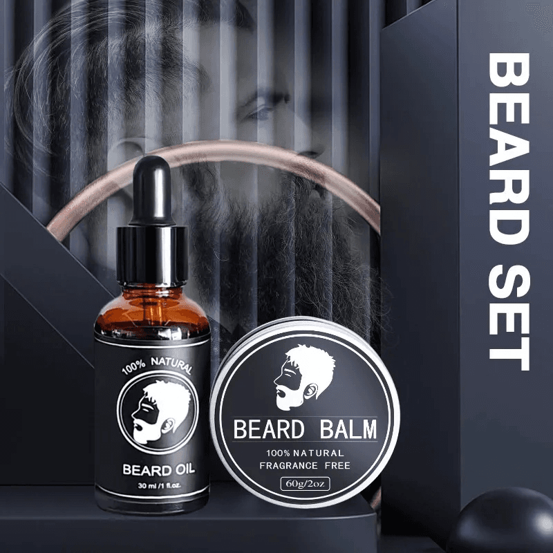 Men’s Beard Grooming Oil And Cream Combo