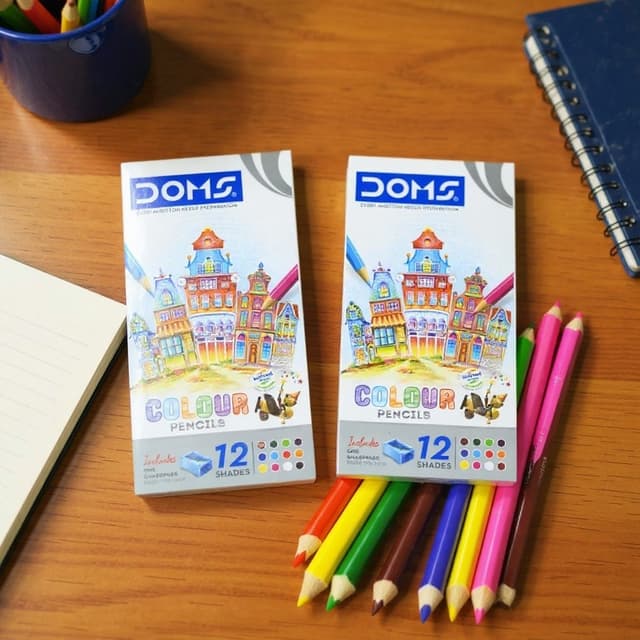 doms-full-size-color-pencil-set-12pcs-1-free-sharpener