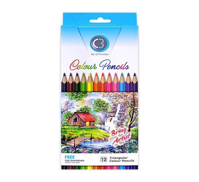 doms-c3-color-pencil-big-size-pack-12pcs