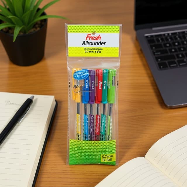 fresh-allrounder-ball-pen-black-ink-0-7mm-6-pcs