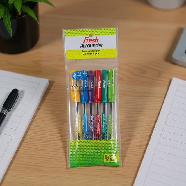 fresh-allrounder-ball-pen-black-ink-0-7mm-6-pcs
