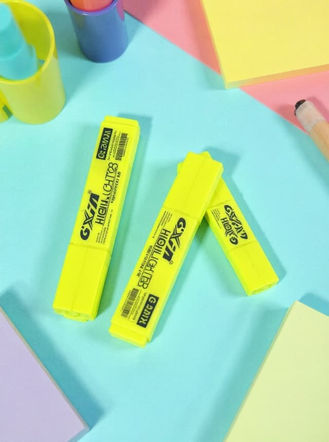 textliner-highlighter-marker-pen-yellow-1-pcs-