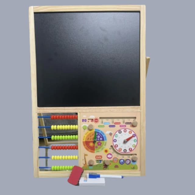 54cm-wooden-double-sided-magnetic-drawing-writing-board-for-kids
