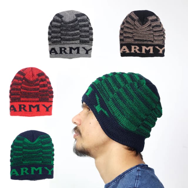 army-inner-wool-winter-beanie