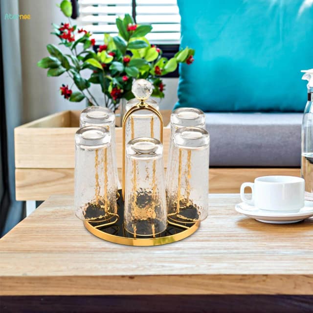 wrought-iron-cup-stand-mugs-rack-holder-with-6-hooks