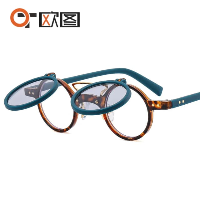 t307-new-small-round-face-frame-punk-double-flip-sunglasses
