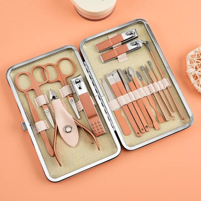 18-piece-stainless-steel-nail-clipper-set