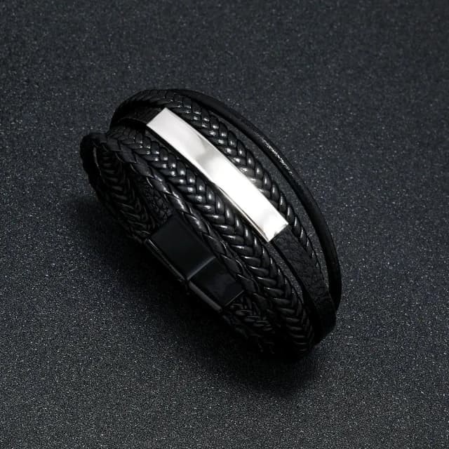 multi-layer-braided-mens-leather-bracelet