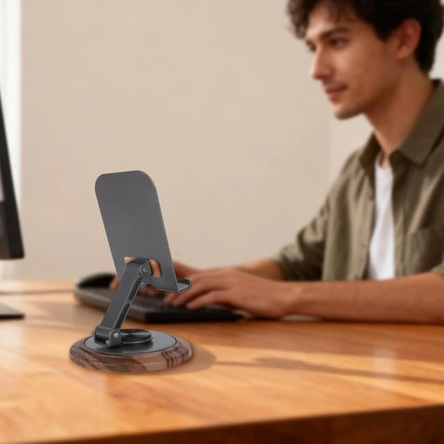 360-degree-wooden-rotating-adjustable-phone-stand