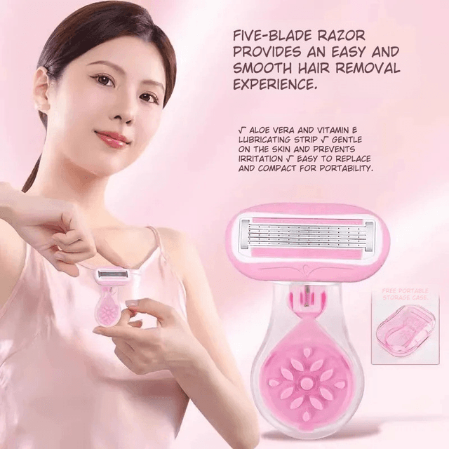 smooth-touch-five-layer-shaving-razor